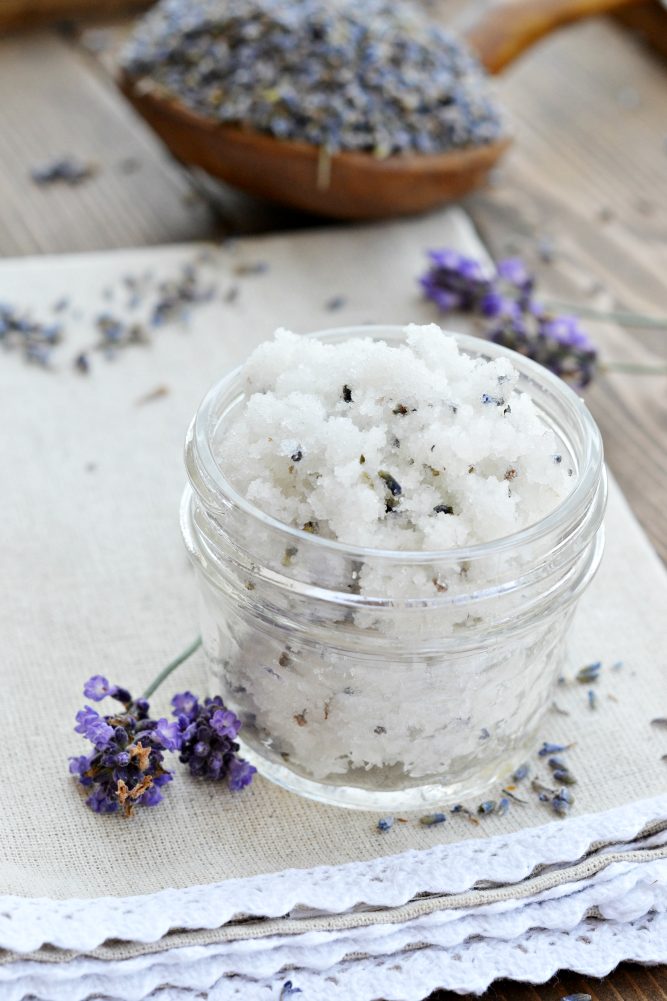 DIY Lavender Sugar Scrub