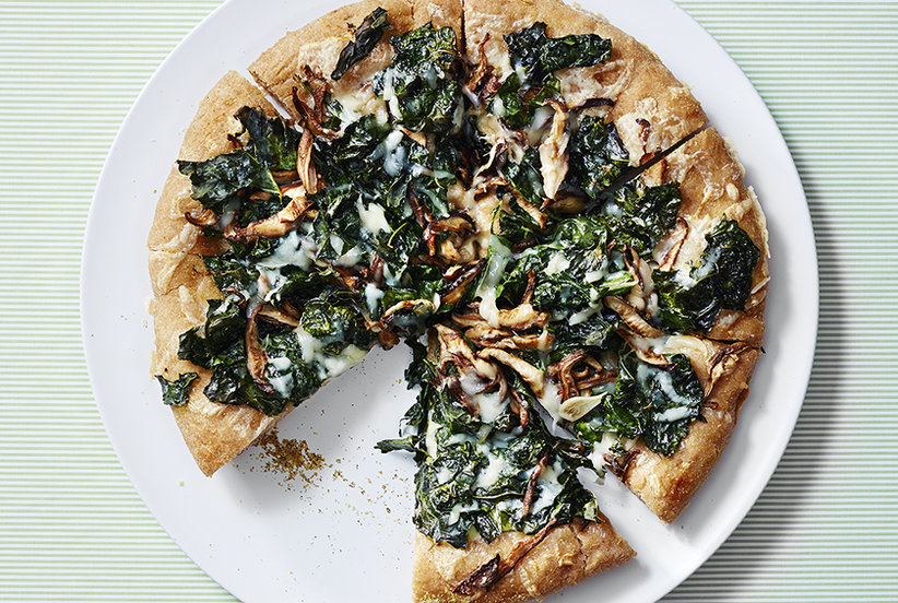 Kale Flatbread Pizza