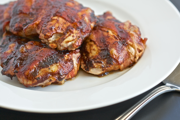 Paleo Bacon BBQ Chicken