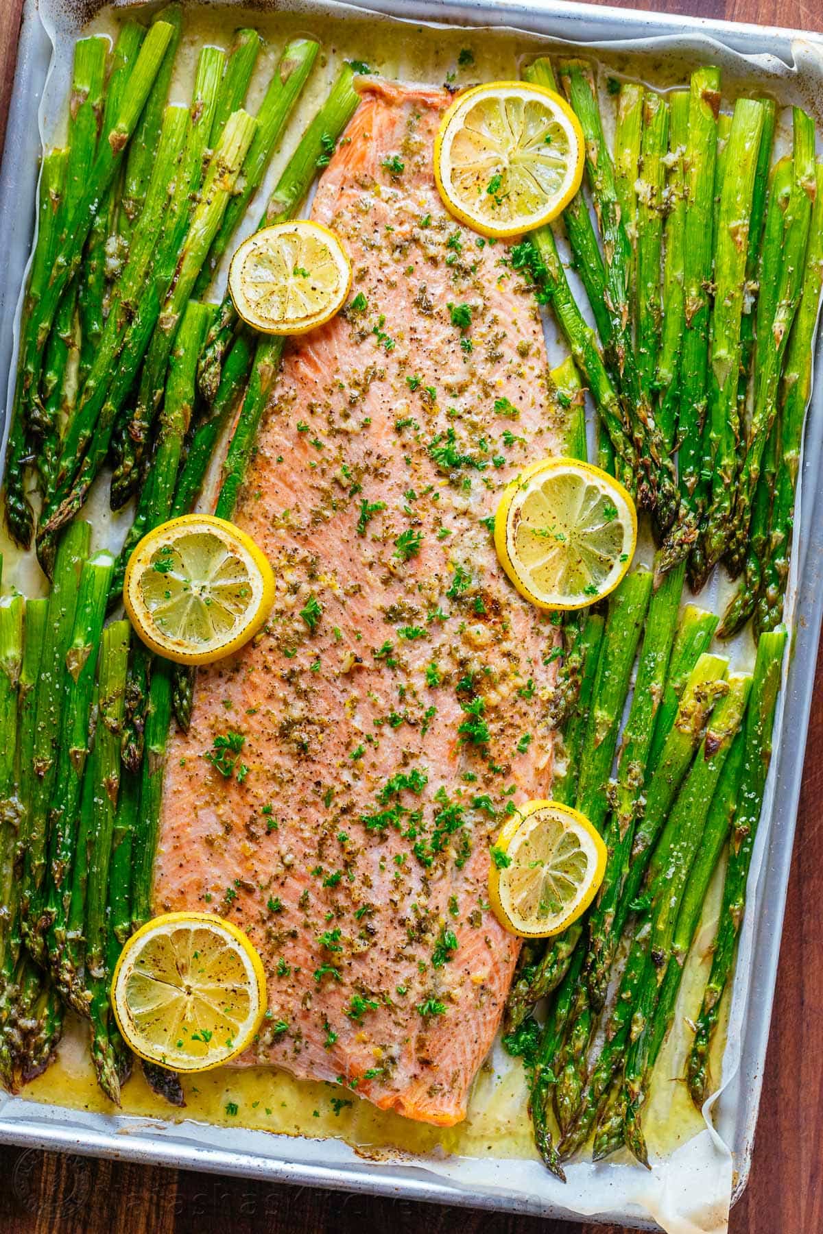 Paleo Lemon Salmon Asparagus