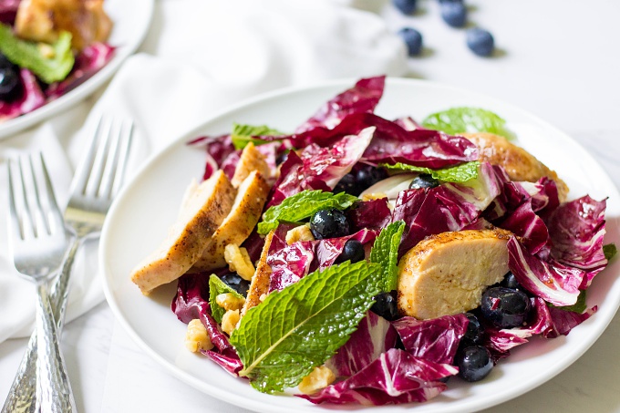 Radicchio Grilled Chicken Salad