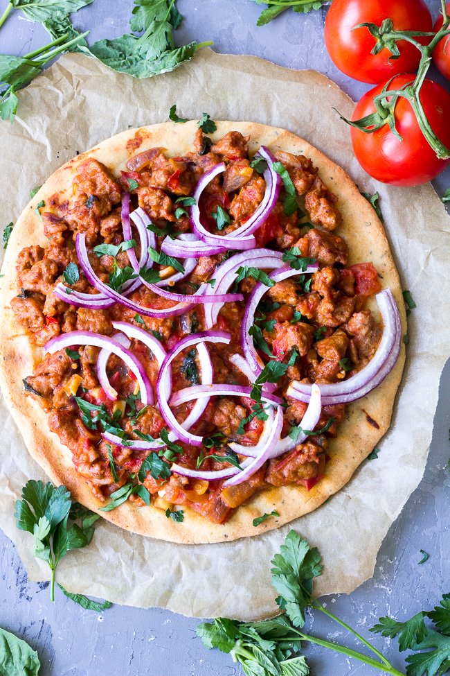 Paleo Sausage Pizza