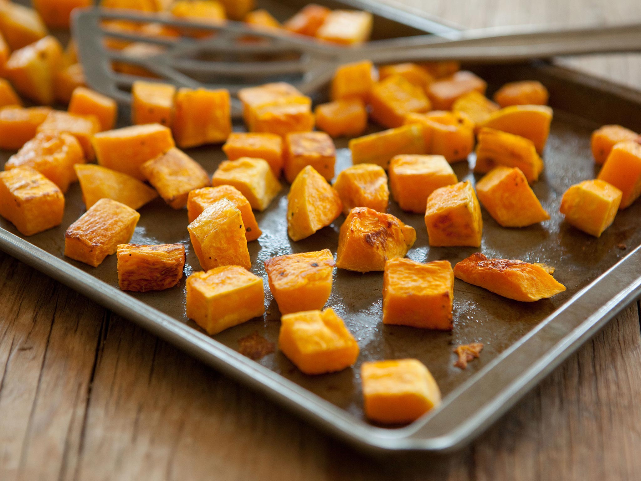 Roasted butternut squash bites