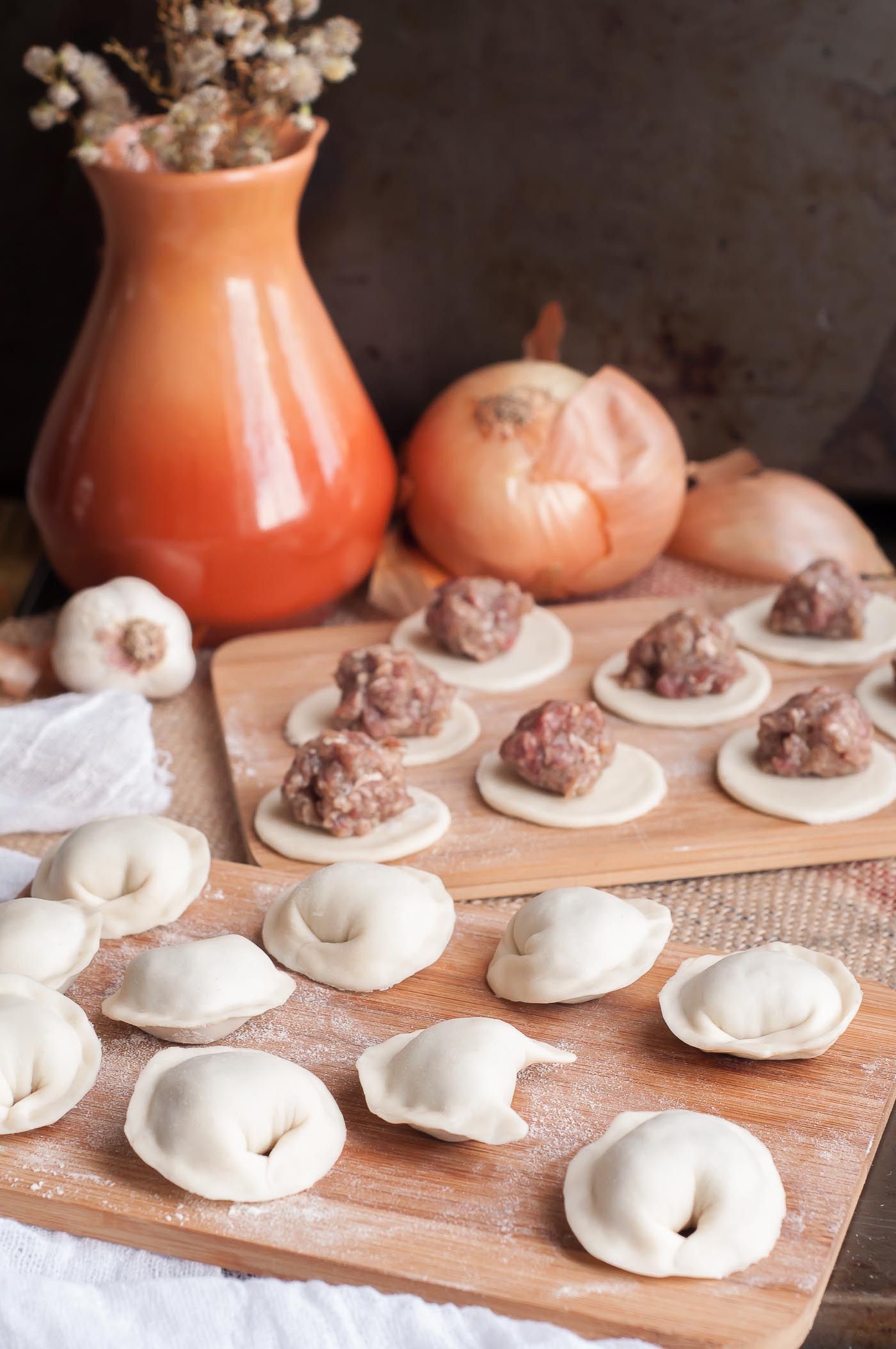 Russian pelmeni 