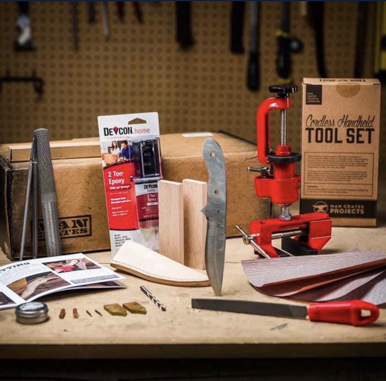 Mancrates knife making kit