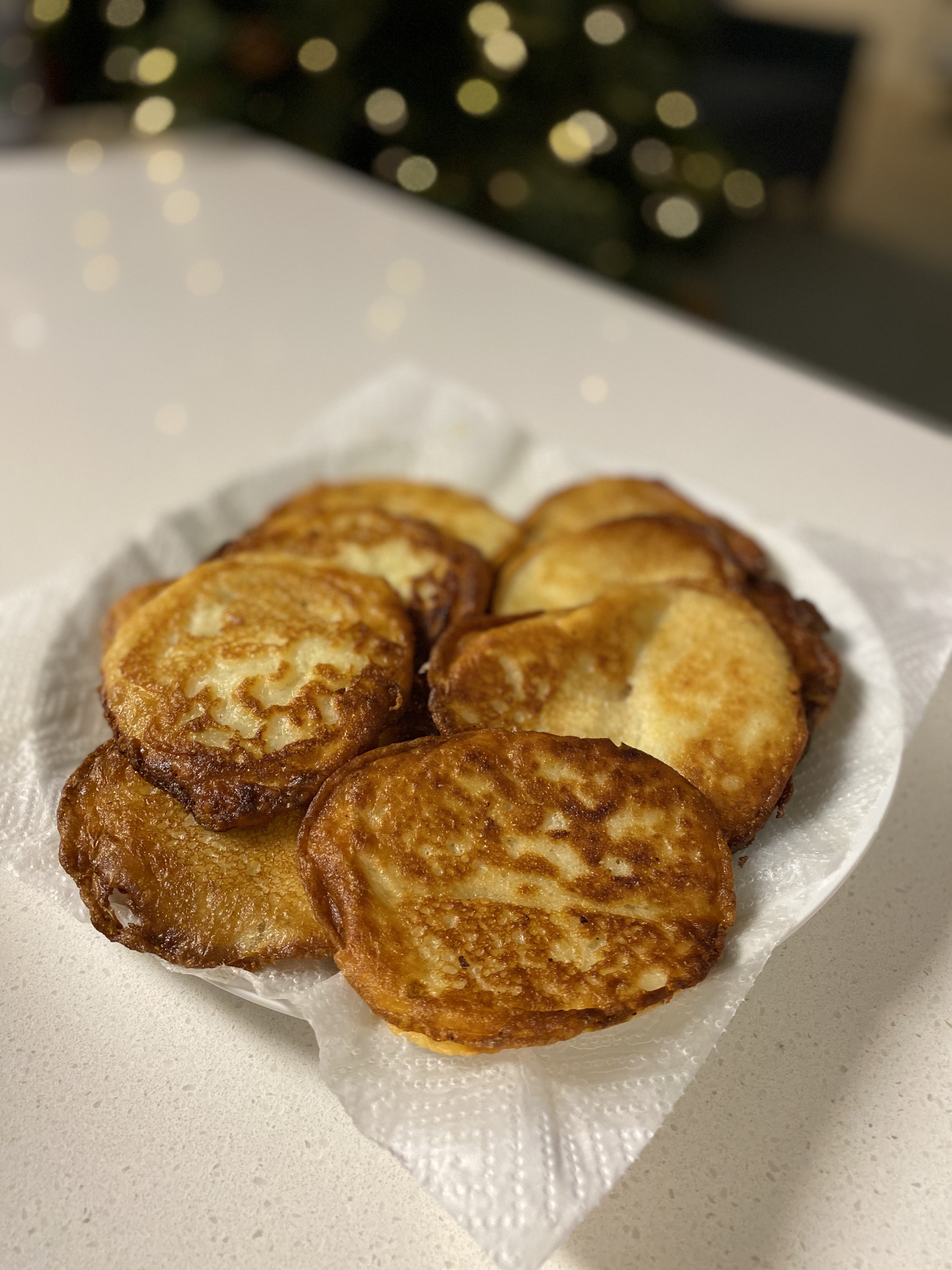 Russian pancakes oladi
