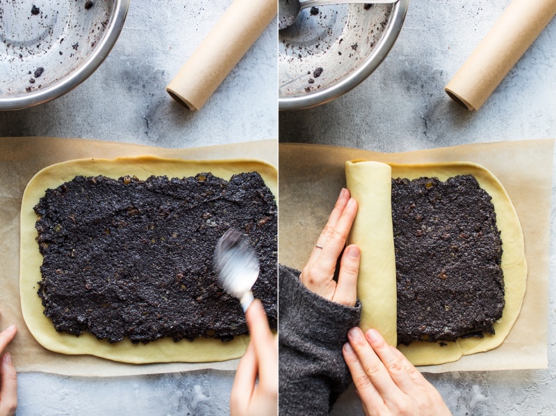 Russian poppy seed rolls