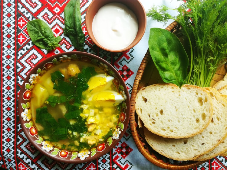 Green borscht recipe