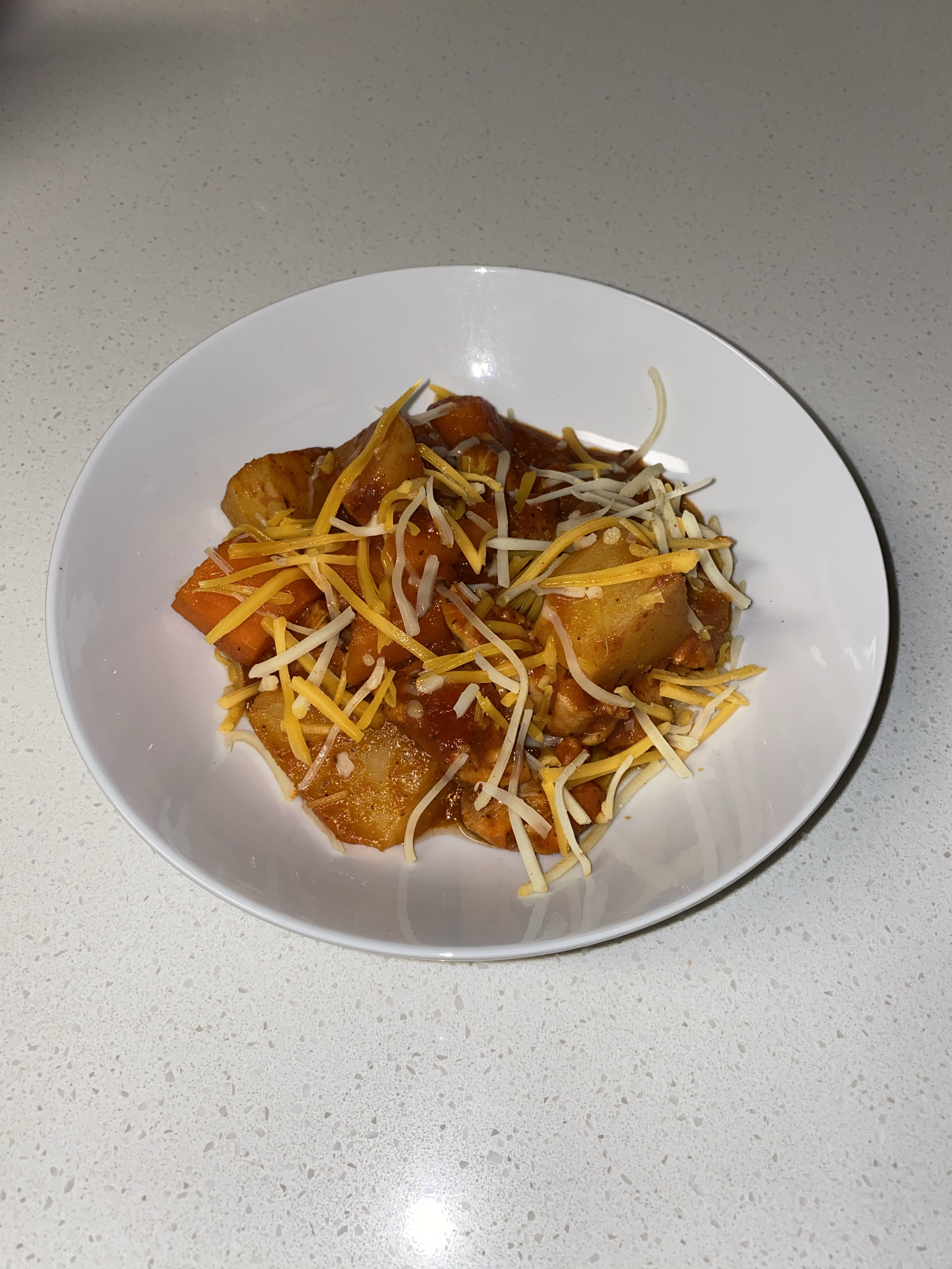 Marinara chicken sheet pan dinner 