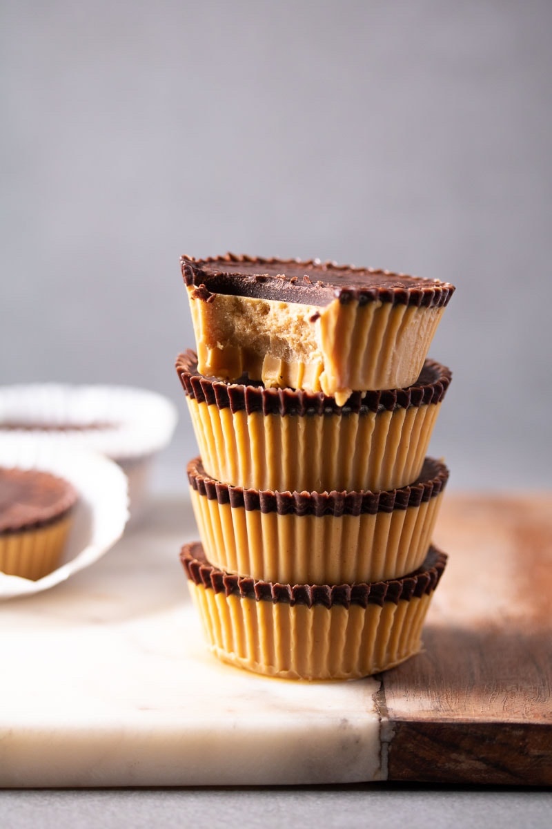 Keto chocolate peanut butter fat bombs