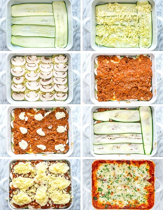 Zucchini lasagne recipe
