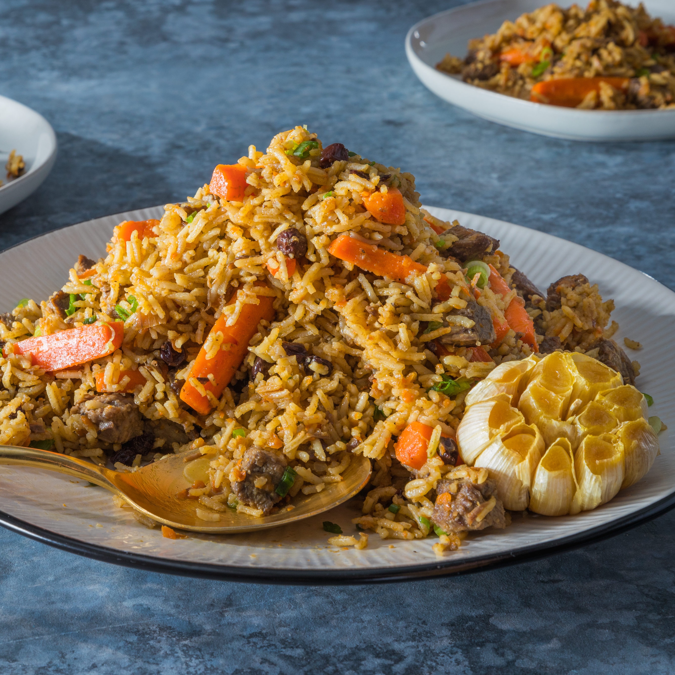 Beef plov pilaf