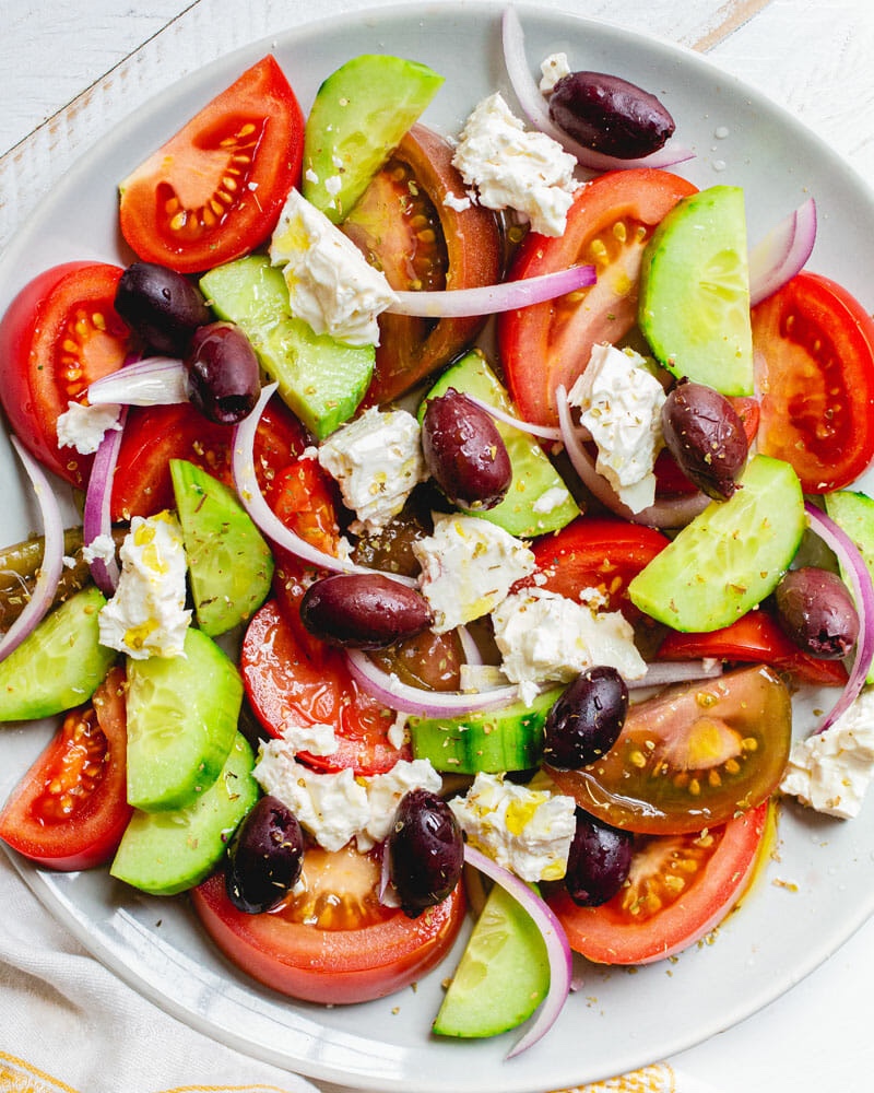 Greek salad recipe 