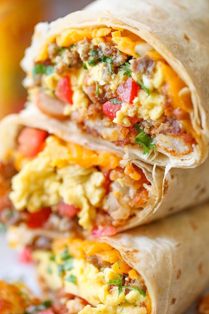 Breakfast burritos recipe