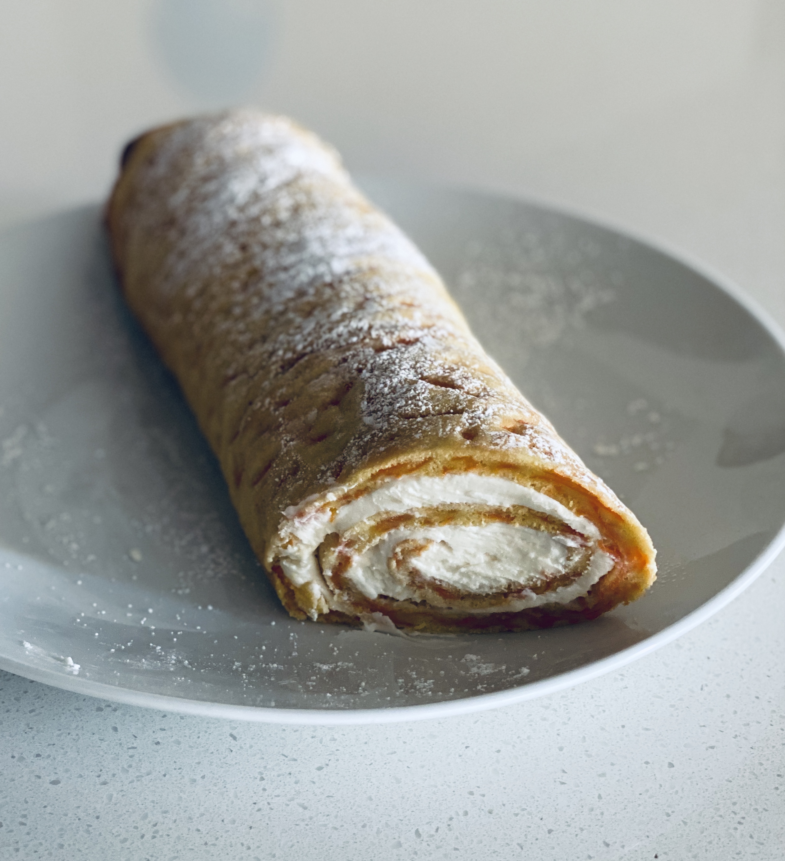 Carrot cake roll
