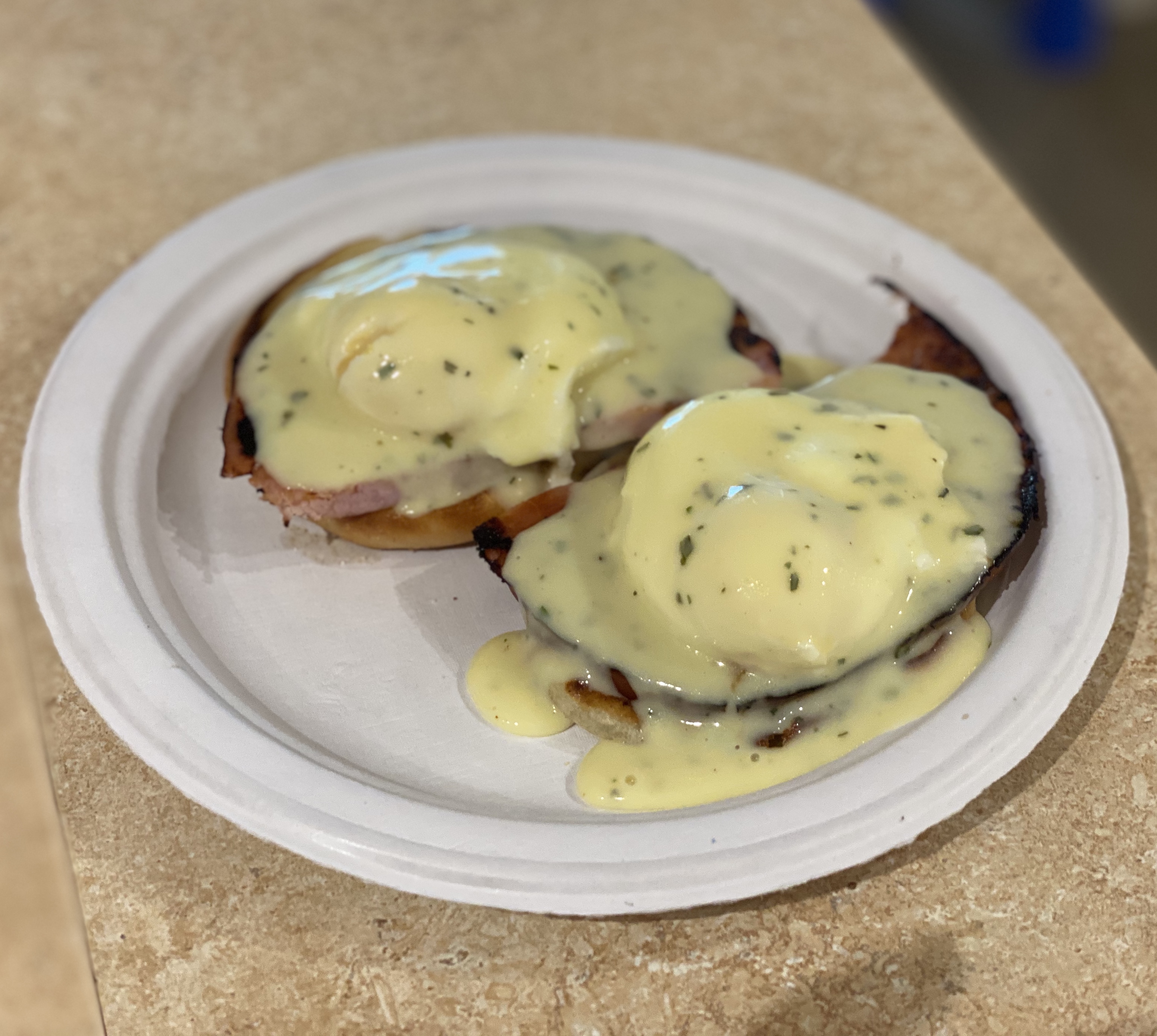 Eggs Benedict ham recipe