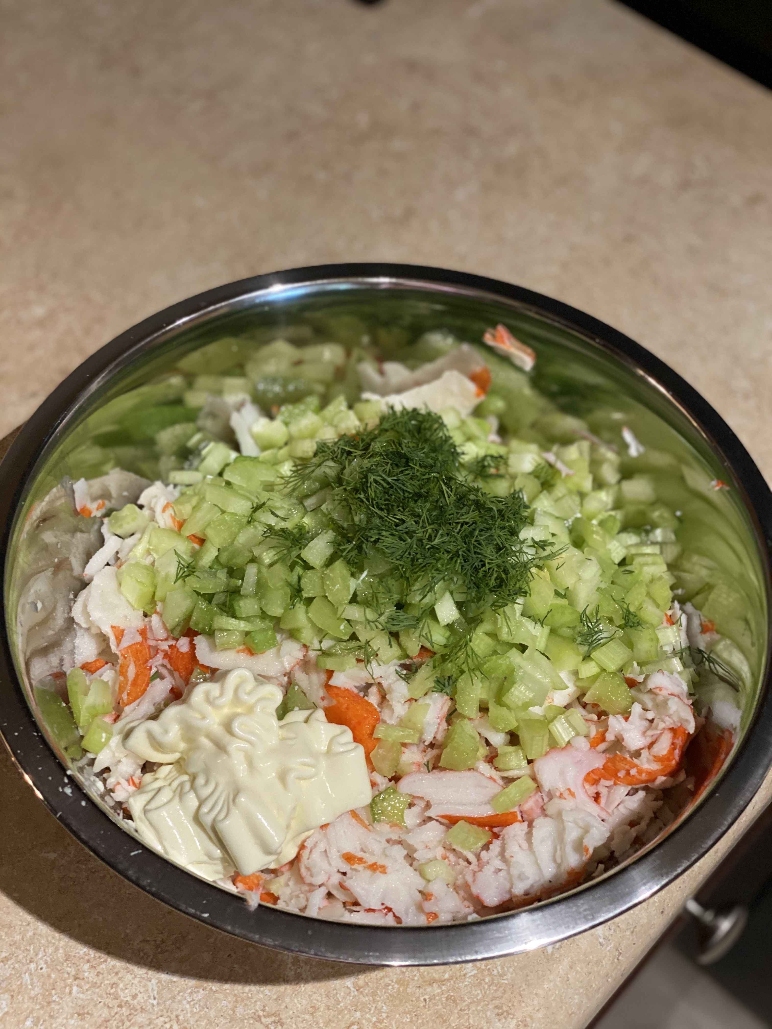 Easy crab salad recipe