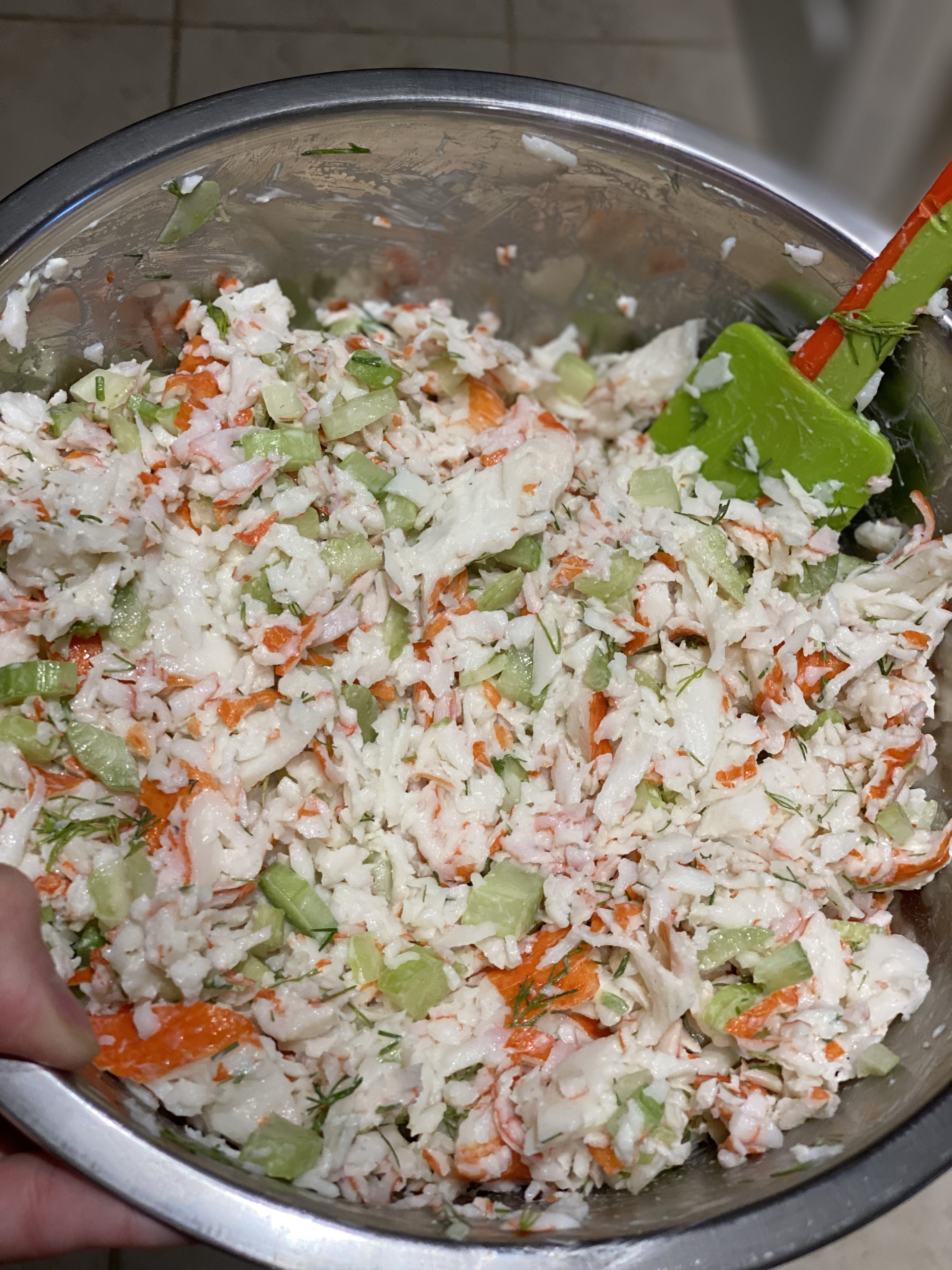 Easy crab salad recipe