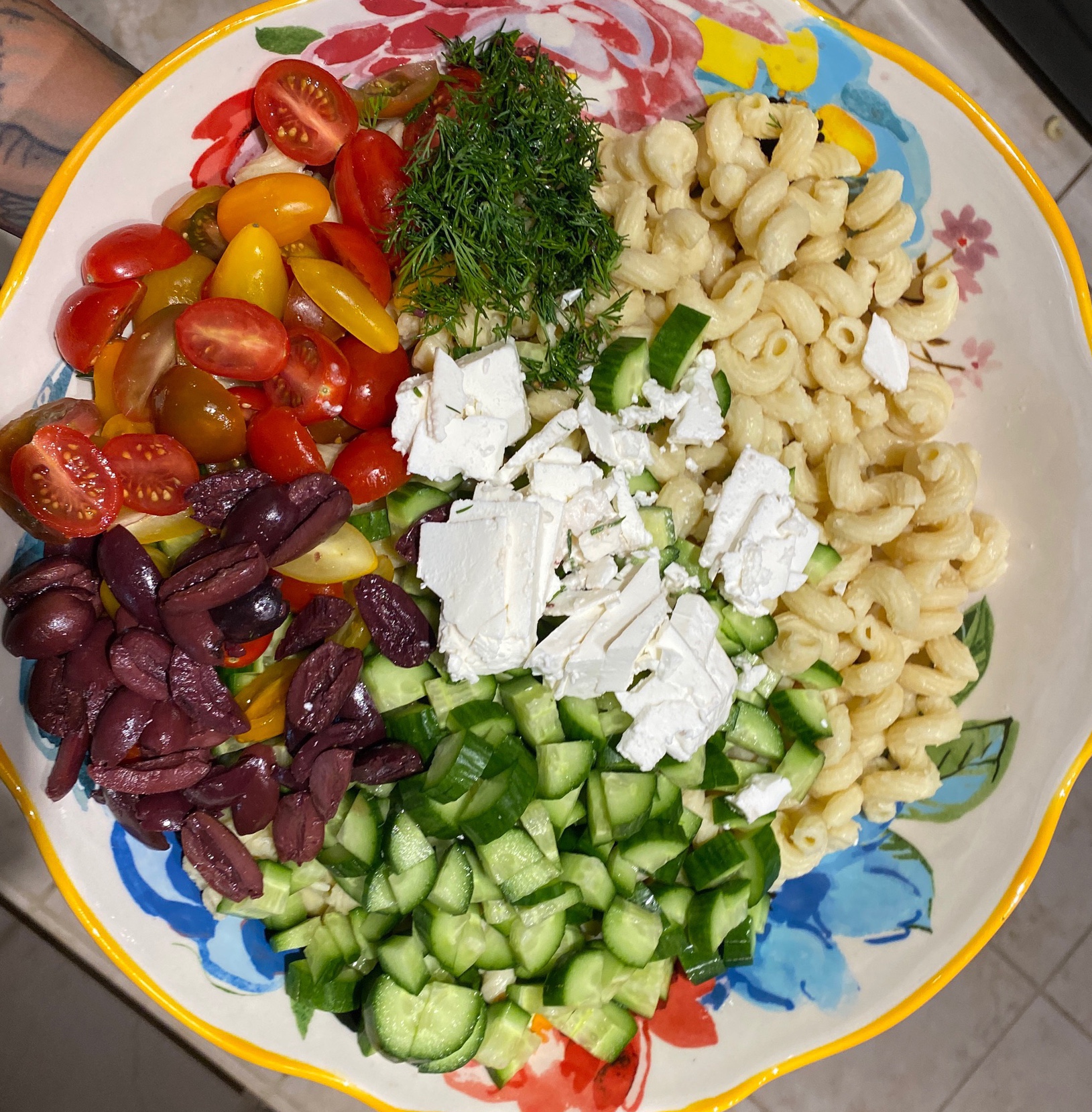 Greek pasta salad recipe