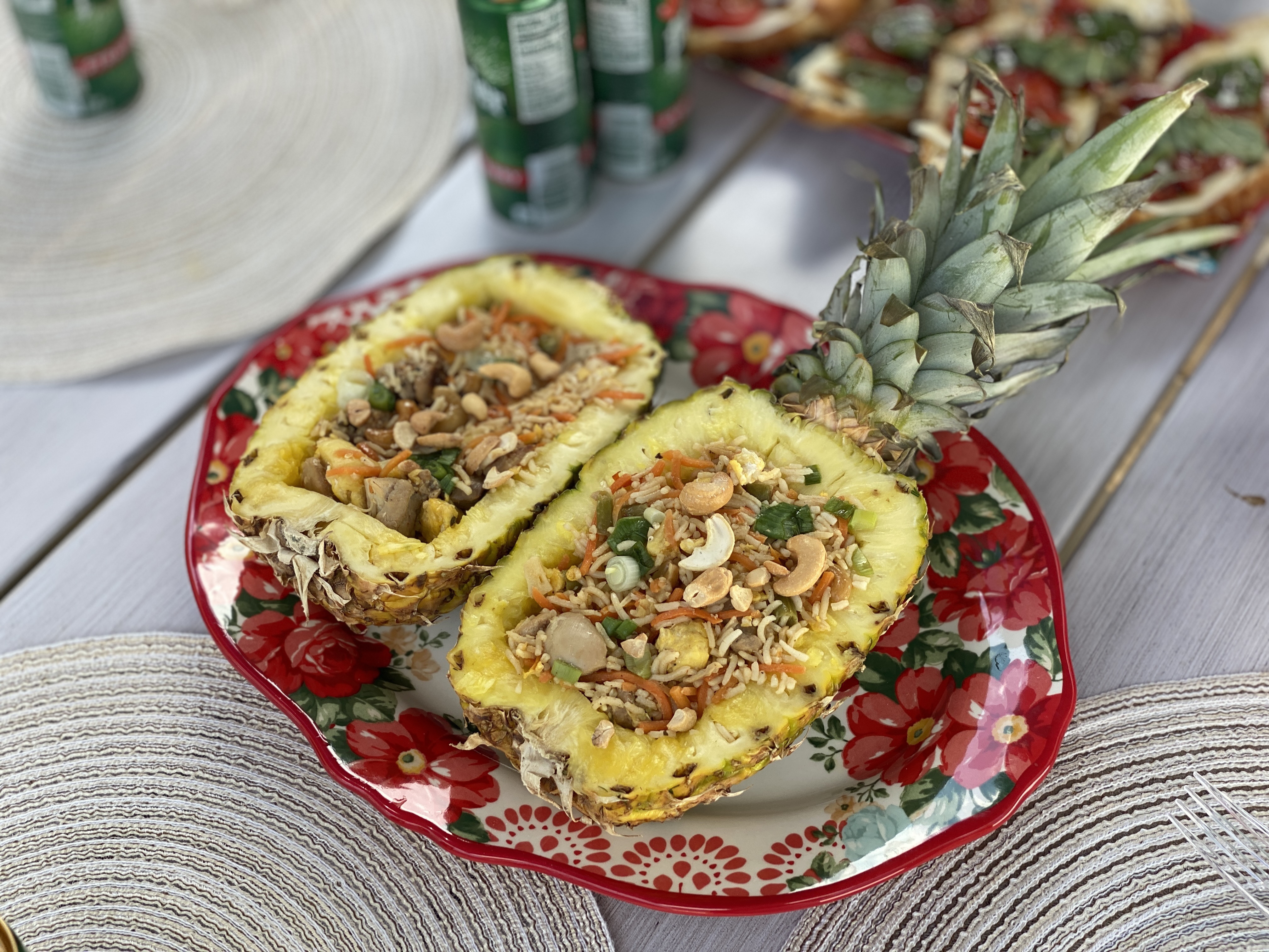 Thai chicken pineapple fried rice recipe